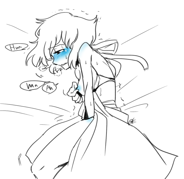 She still has yet to get over her narcolepsy...or nymphomania.