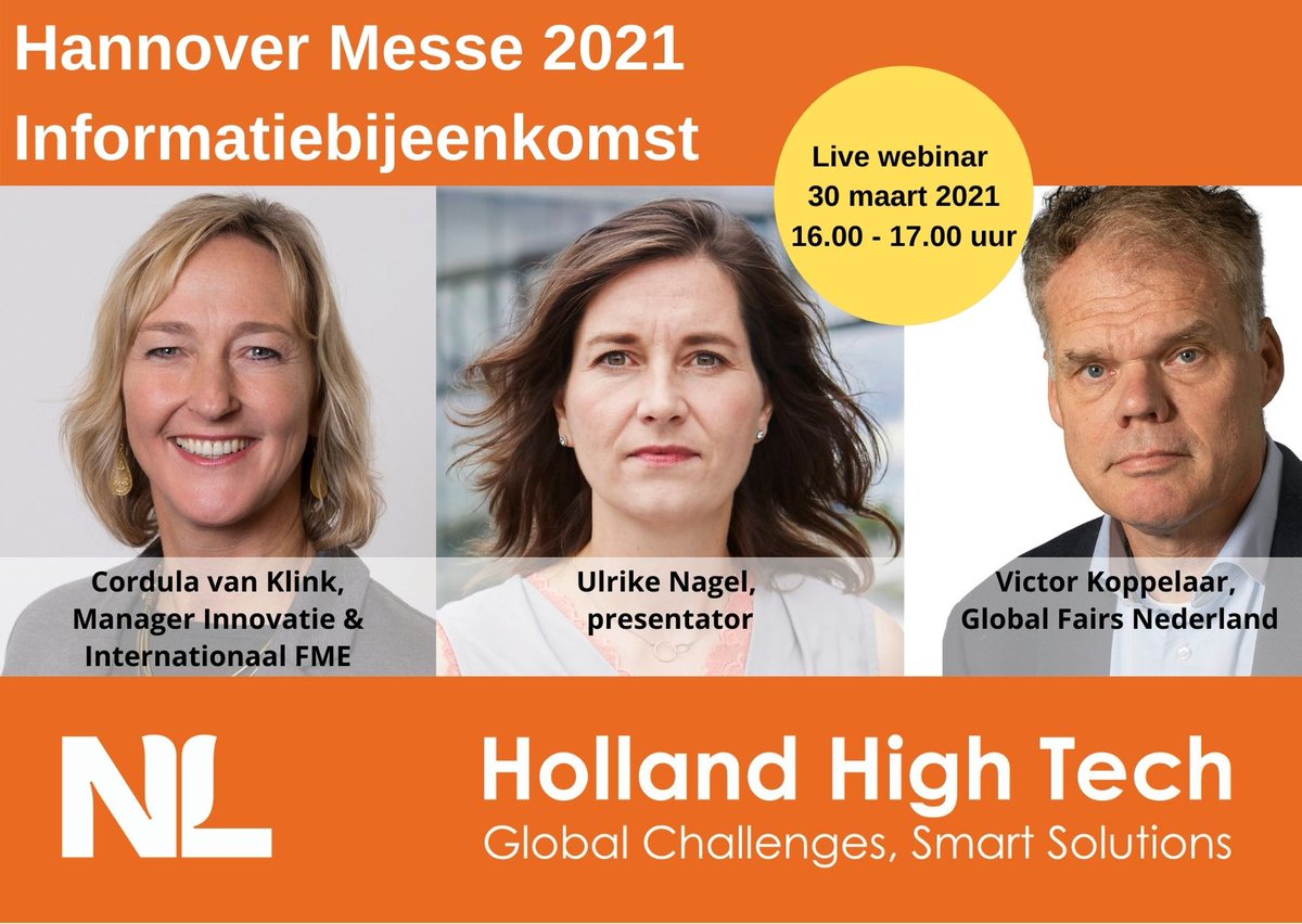 RVO_Int_Ond's tweet photo. Benieuwd naar de allereerste digitale Hannover Messe ooit en wil je meer info over hoe je deelneemt aan deze beurs? Schrijf je in via: https://t.co/2rIjr39wWg 

#HM21 #metaalunie #wijzijntech #HM2021 #innopactDENL
#NLinDuitsland #nlingermany @nlindeutschland
 @MinisterieEZK https://t.co/oGCfym2ldI