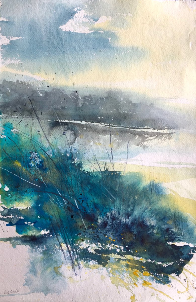rodcraigartist's tweet photo. This morning's watercolour, inspired by a view across the lake at @BlenheimPalace earlier. Possibly finished! https://t.co/bN4PpsCVr3