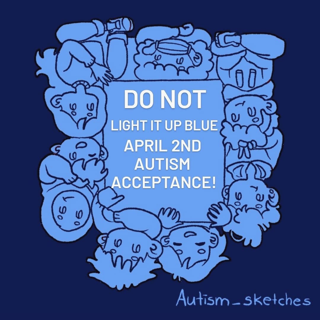 Autism_Sketches's tweet photo. Next week will be April and the start of Autism Acceptance Month, so I'd like to share some information about it beforehand: 
#RedInstead #ActuallyAutistic https://t.co/hoOeQSIvMZ