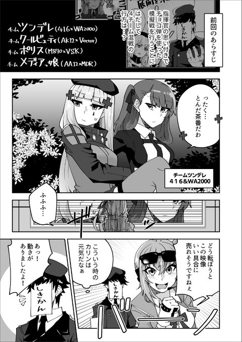 ホワイトデーの漫画でした(1/3)🍫 #ドルフロ 