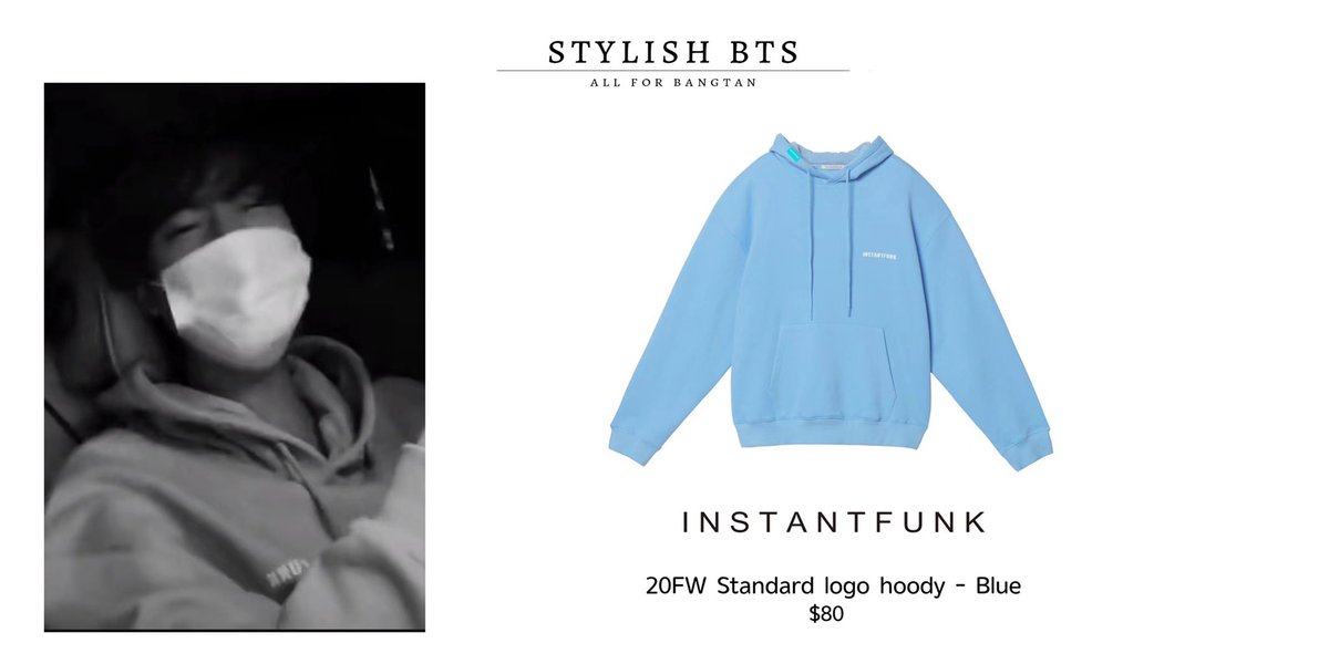 ●INSTANTFUNK● 21FW PIGMENT STANDARD HOODIE ★BTS JIN着用★ Stylish·BTS on X: