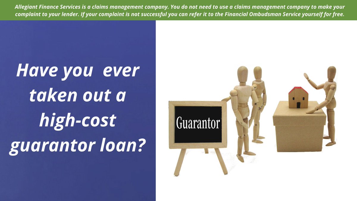 Allegiant_UK's tweet image. Complaints to the #FinancialOmbudsman about a type of #HighCostLoan where the #debt is backed by a relative or friend have leapt by more than 3,000% in a year and are running at almost 800 a week. 📈🏦

👉 theguardian.com/money/2021/mar… 

#GuarantorLoans #Loans #Guarantor #Loans