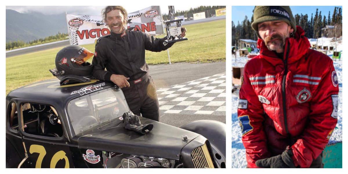 PRNAtTheTrack's tweet photo. Four-time @The_Iditarod winner @LanceMackey wins @WIXFilters @USLegendCars on opening night @AdvanceAuto weekly series @EVGSpeedway - π· by @newsminer @AlaskaRaceway https://t.co/s1RyYb4CqQ