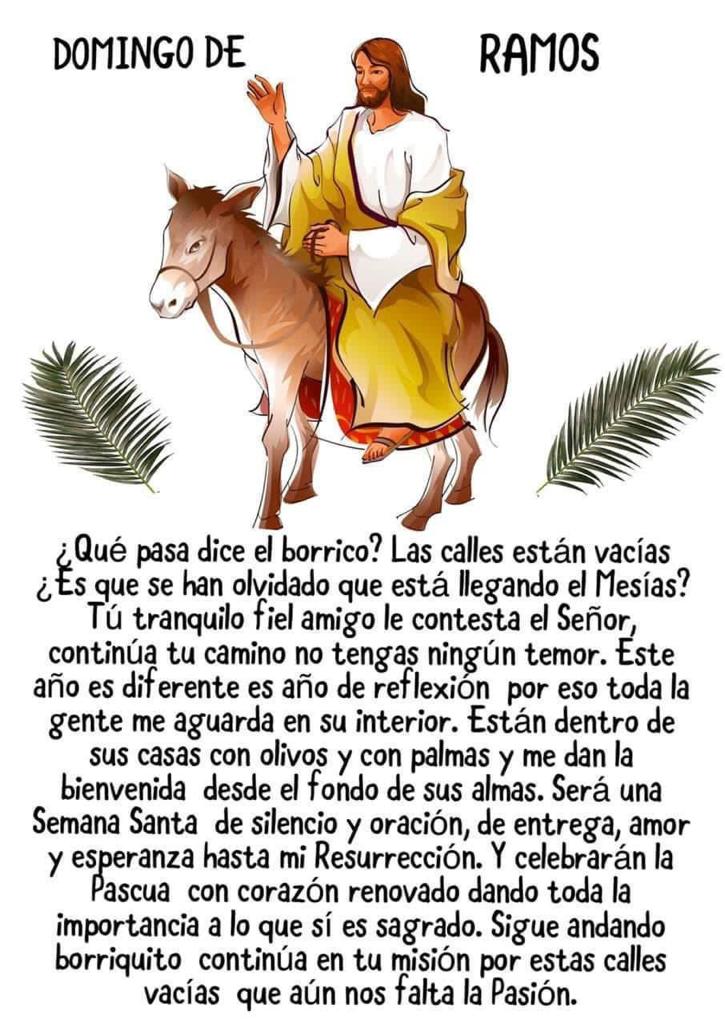 Yunjfia's tweet photo. Comienza la Semana Santa, acompañemos a Jesús con los ramos de nuestra alabanza, oración y recogimiento https://t.co/gHHJK64RHW