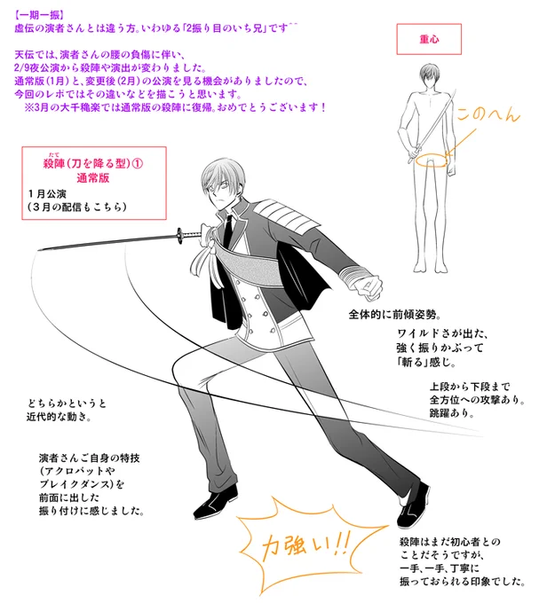 【刀ステ天伝・殺陣レポ】
蒼空の兵 -大坂冬の陣- 
一期一振編

殺陣(刀を振る型)がキャラごとに違ってスゴイ!
大千穐楽まで駆け抜けて下さって、ありがとうございます?? 