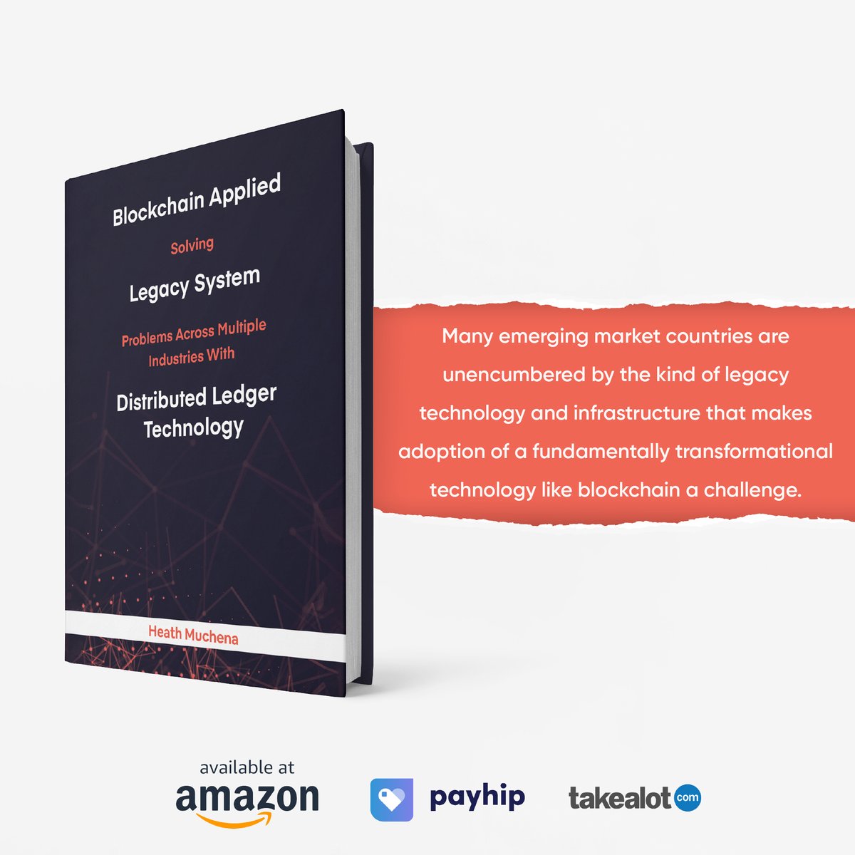 heathmuchena's tweet photo. ON SALE NOW!
#BlockchainApplied https://t.co/5L63FszLCW
"Solving legacy system problems across multiple industries with distributed ledger technology"

#digitalassets #blockchain #peertopeer #cryptocurrency #fintech #bitcoin #ethereum #payments https://t.co/LnmacMNBVy
