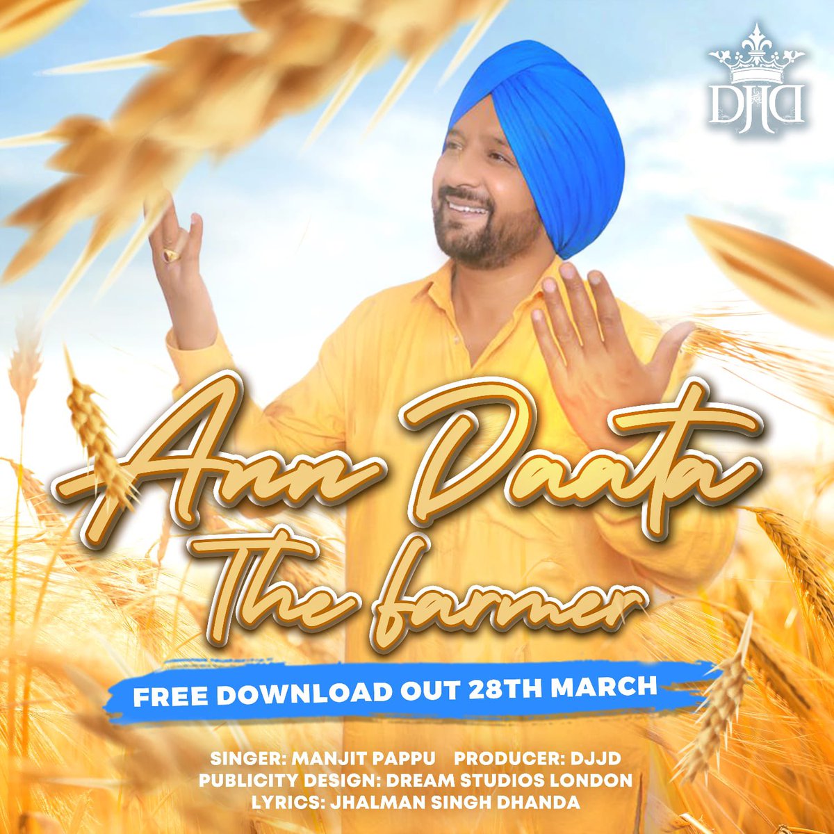 OUT NOW! 🌾

‘Ann Daata The Farmer’ by <a href="/ManjitPappu/">Manjit Pappu</a> 

Produced by <a href="/DJJD18/">DJ JD</a> 

youtu.be/oDkBxLc6otA