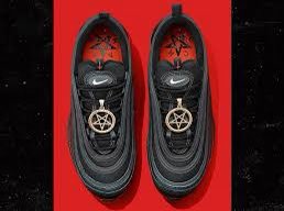 TachalaHood's tweet photo. @Nike are you partnering with Lil Nas X on the release of his Satan Shoe using your shoe per below? I surely hope this is “fake news” https://t.co/wpdXCeoRoY