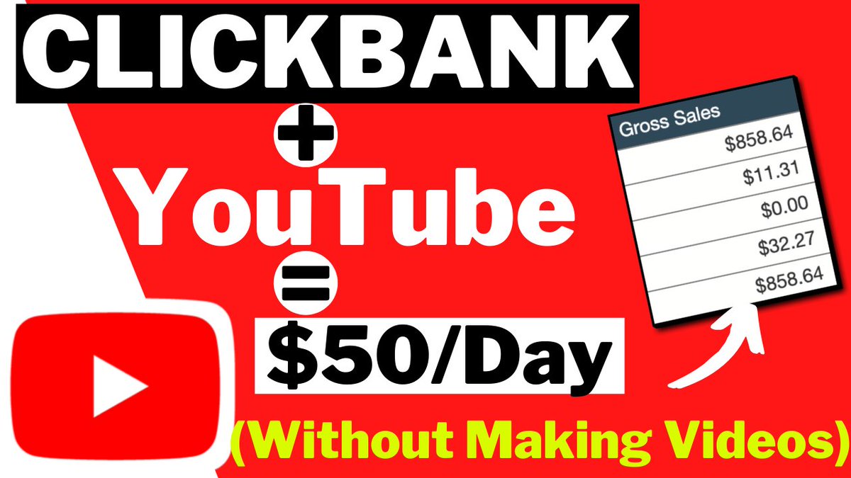 ❤️ Make Money on Clickbank ❤️

🎥 Watch Step-by-Step Tutorial Here: youtube.com/watch?v=vb5vSL…

#clickbank #youtube #clickbankproducts #clickbanktutorial #clickbankaffiliatemarketing #youtubetraffic #makemoneyonline