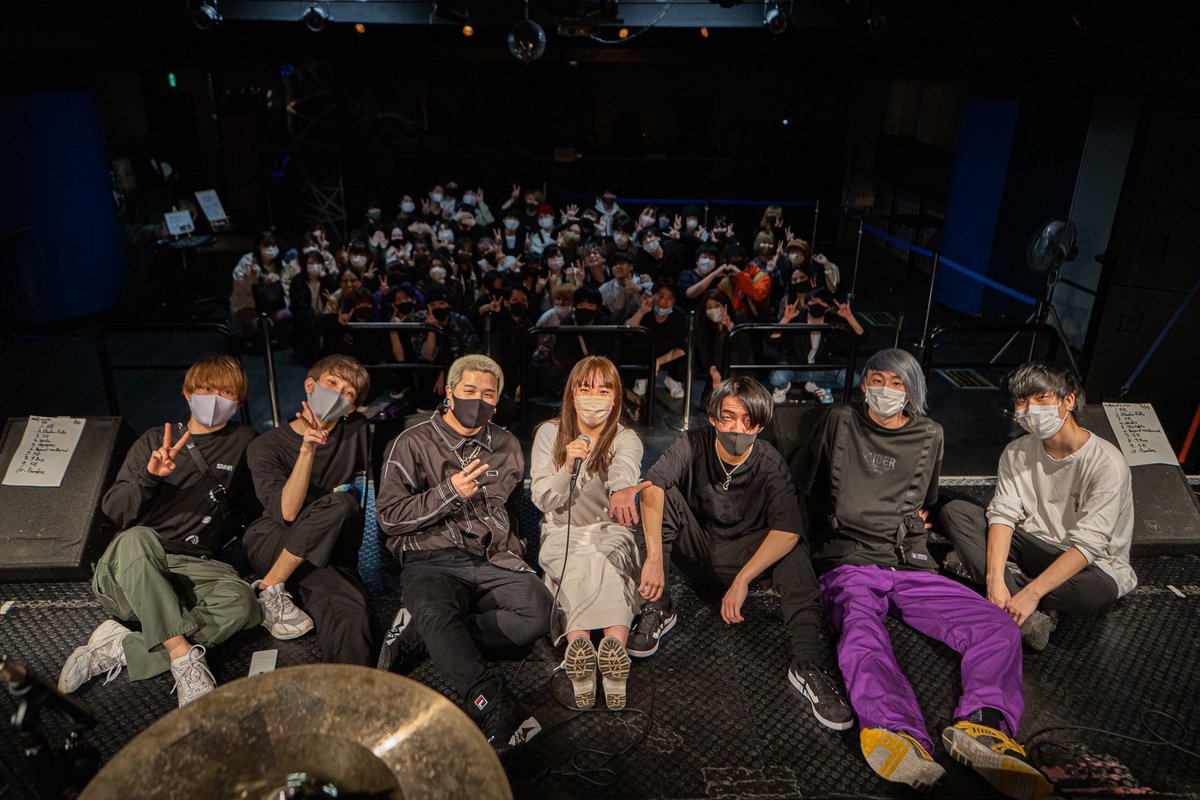 Wataru_Drum_k's tweet photo. 3/27 🧸小熊祭🧸
無事終了しました、、！

2連続の出番で本当に疲れましたが、とても刺激的なライブが出来ました、、！

皆様本当にありがとうございました！
これからも宜しくお願い致します！！

そして一日お手伝いしてくれたナオト本当にありがとう！
@noot7010 

Photo by @acoral6104 https://t.co/MNmRExL3ci