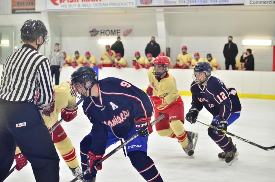 #PEIplayoffs Mar 28th schedule:

Jr. B (S.F GM 4) <a href="/EasternManiacs/">Hynes Paving Maniacs</a> at <a href="/RedWingsIJHL/">Western Red Wings</a>, 7pm

Jr. C (Finals GM 2) Georgetown IceDogs at Tignish Aces, 7:30pm

U18 AAA M (S.F GM 5) <a href="/pownaltacoboyz1/">PownalTacoBoyz U-18 Hockey Club</a> at <a href="/RegalsHockey/">Regals Hockey</a>, 2:30pm

U15 AAA F (Finals GM 3) MidIsle Wildcats at Central Storm, 1pm