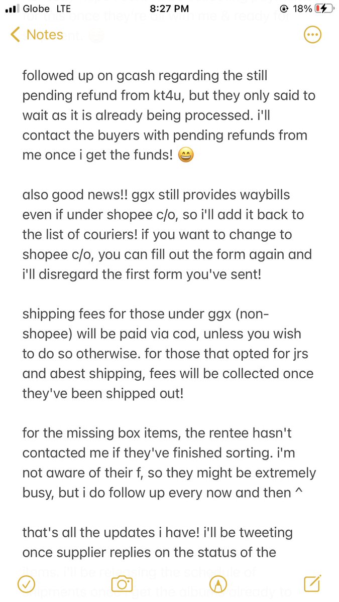 0808cart's tweet photo. [ #cartupd8s ] 

hi hi !! 😭 super sorry for being inactive, i did not mean to leave everyone hanging 💔

please refer below for current updates on pending gos &amp; others!! https://t.co/wpLWpkatZ4