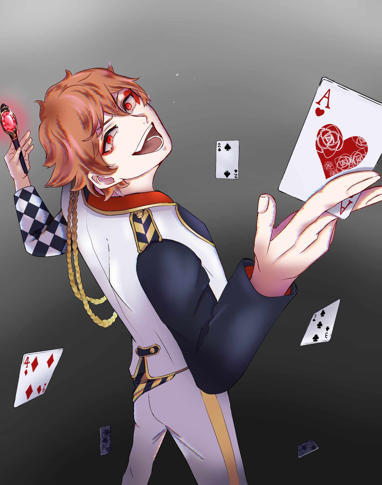 Neon 最後の切り札はハートのエースってね ツイステ エース裏切り説 Twstイラスト T Co Sy5g0ir1pb Twitter