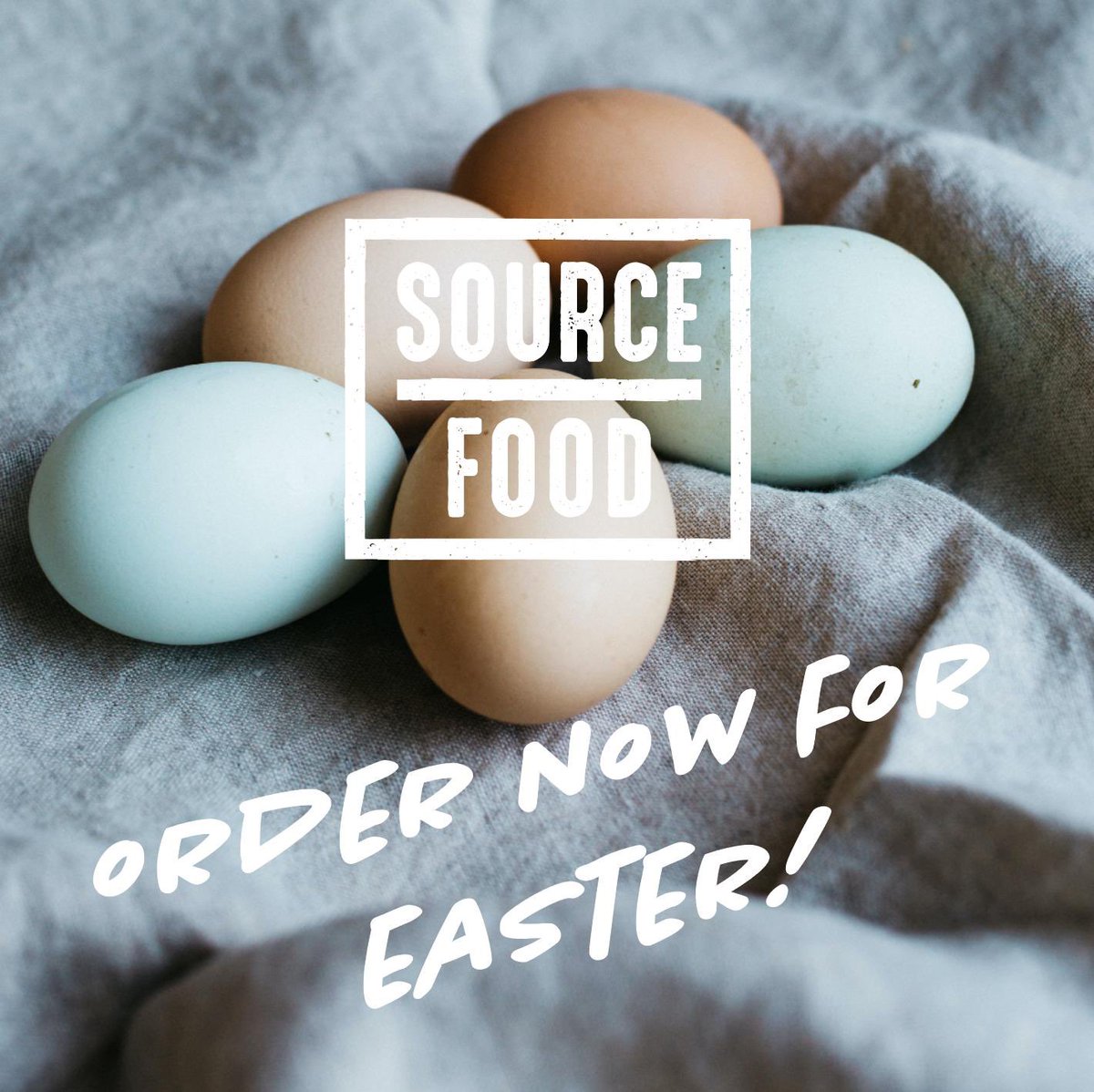 SourceBristol's tweet photo. Easter is almost here... order today (or Monday before 9am) to get your #sourcefood ingredients in time for an Easter Feast! Link here > https://t.co/30m5m7ELXV 📦 https://t.co/OjEOzWiGrK