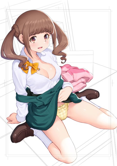 hrmtエッチブックの表紙絵進捗。やってますよアピール。 