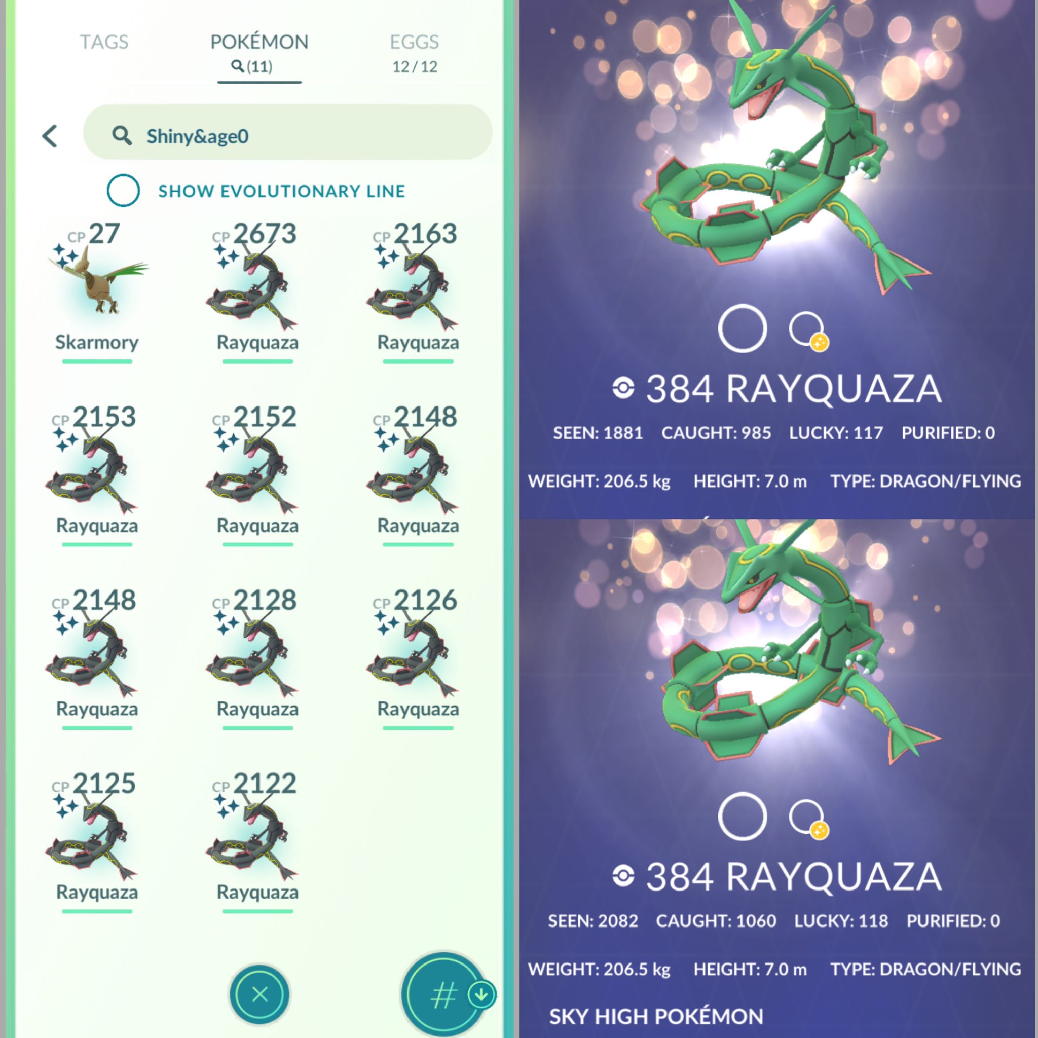 Pokemon 14050 Shiny Rayquory Pokedex: Evolution, Moves, Location, Stats