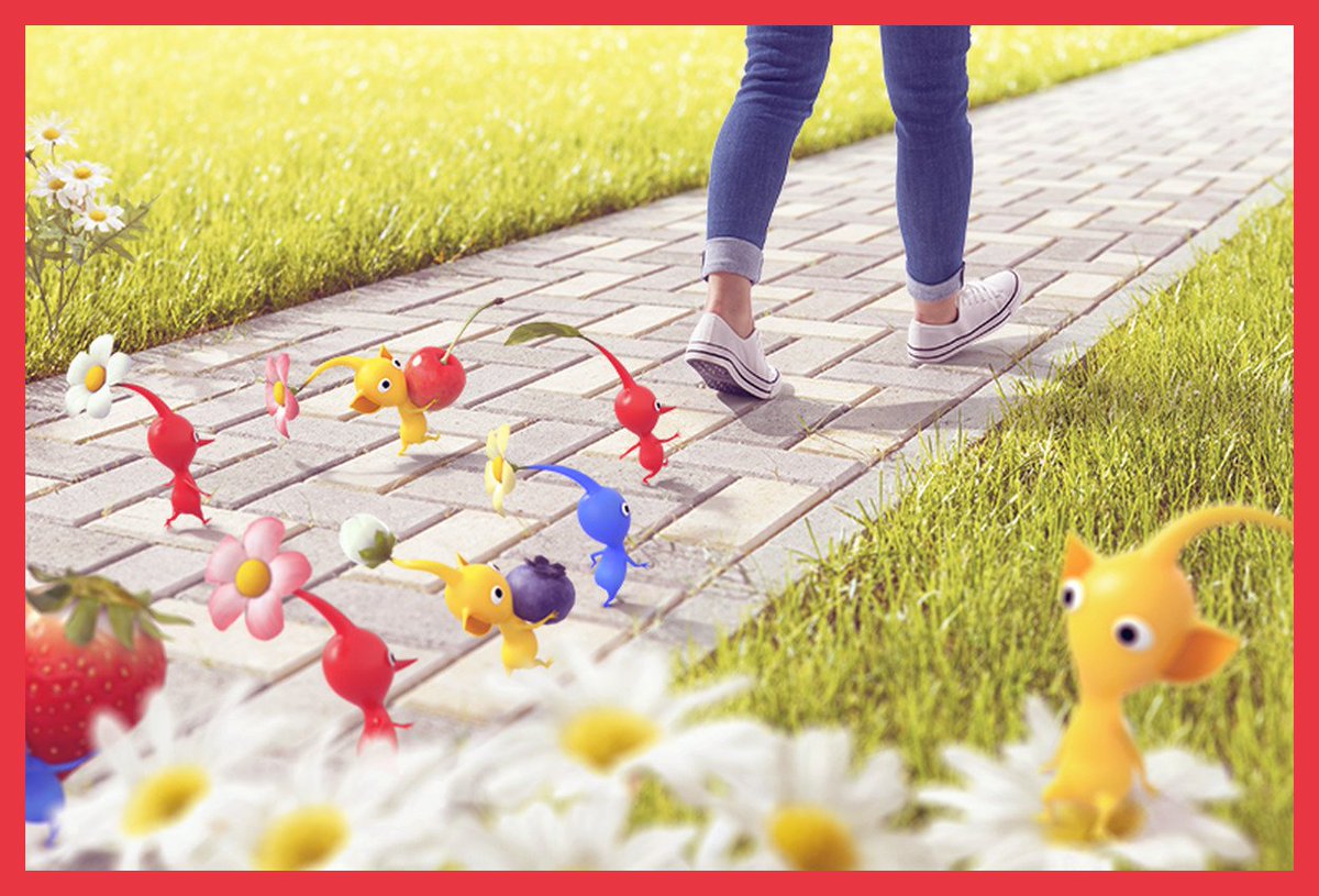 MashThatButton's tweet image. #Nintendo and #PokemonGos #Niantic upcoming #PIKMIN mobile phone AR game looks interesting