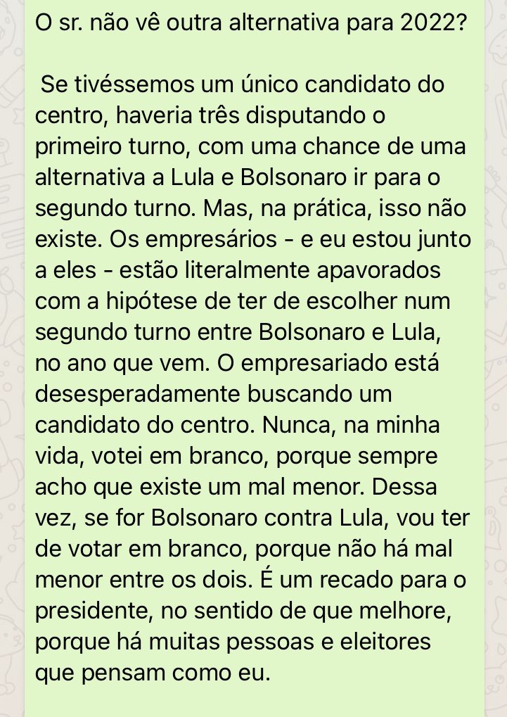 THIAGOSALOMAO's tweet photo. Carai, que pedrada do Struba no Estadão.

Pra mim, o melhor trecho da entrevista foi esse aqui: https://t.co/iznAQi33BP