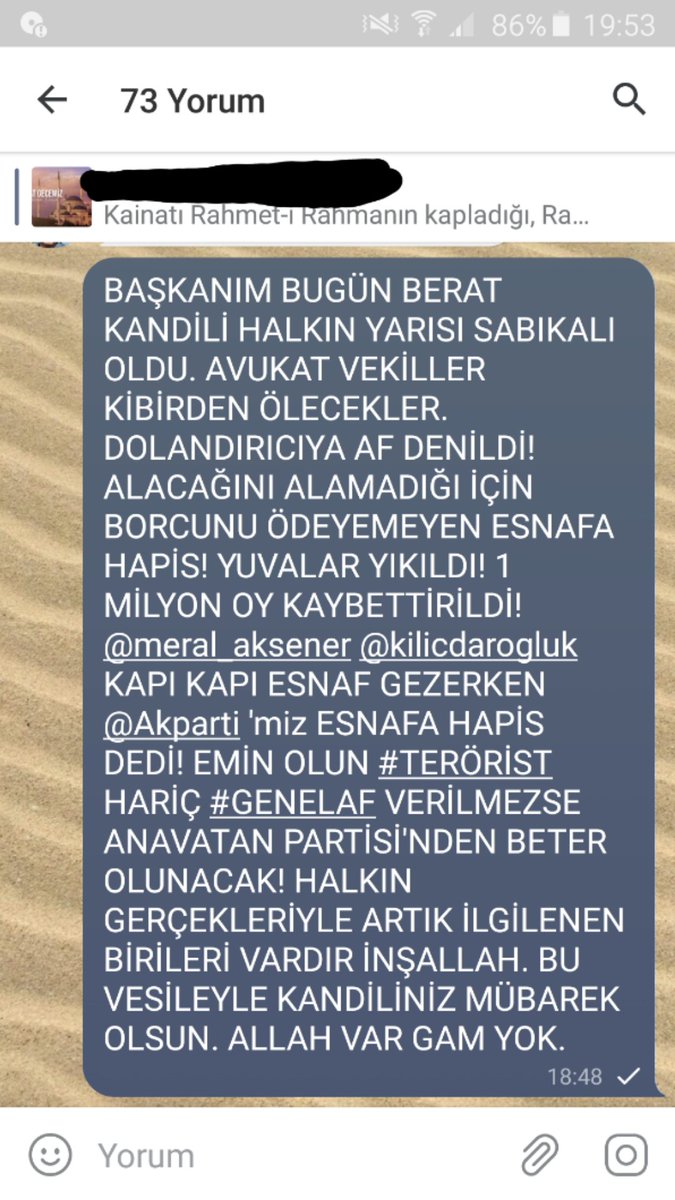 @halukbaskan1 <a href="/RTErdogan/">Recep Tayyip Erdoğan</a> #TERÖRİST HARİÇ #GENELAF verilmezse ANAVATAN PARTİSİ'NDEN BETER OLUNACAK! 
Halkın yarısı SABIKALI oldu! Avukat vekiller sağolsunlar. <a href="/Akparti/">AK Parti</a> <a href="/MHP_Bilgi/">MHP</a> <a href="/TBMMresmi/">TBMM</a> <a href="/herkesicinCHP/">CHP 🇹🇷</a> <a href="/iyiparti/">İYİ Parti</a> 
MÜCBİR SEBEP !