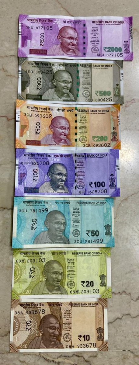 mckalra's tweet image. May the United Colours of Indian Banknotes bring colour and cheer to you and the Indian Economy this Holi. Be safe and maintain social distancing.
Image Courtesy: a WhatsApp forward.#indiancurrency #indianeconomy #indianbanknotes