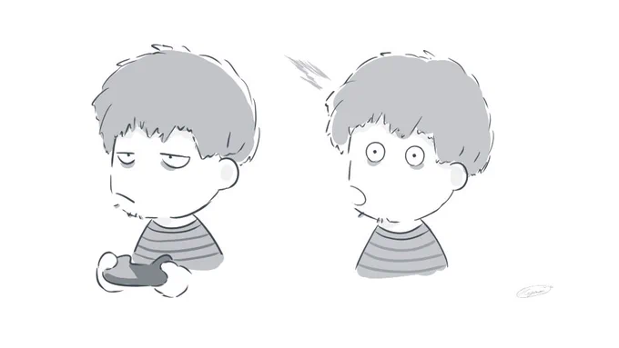 夫を描きました 
