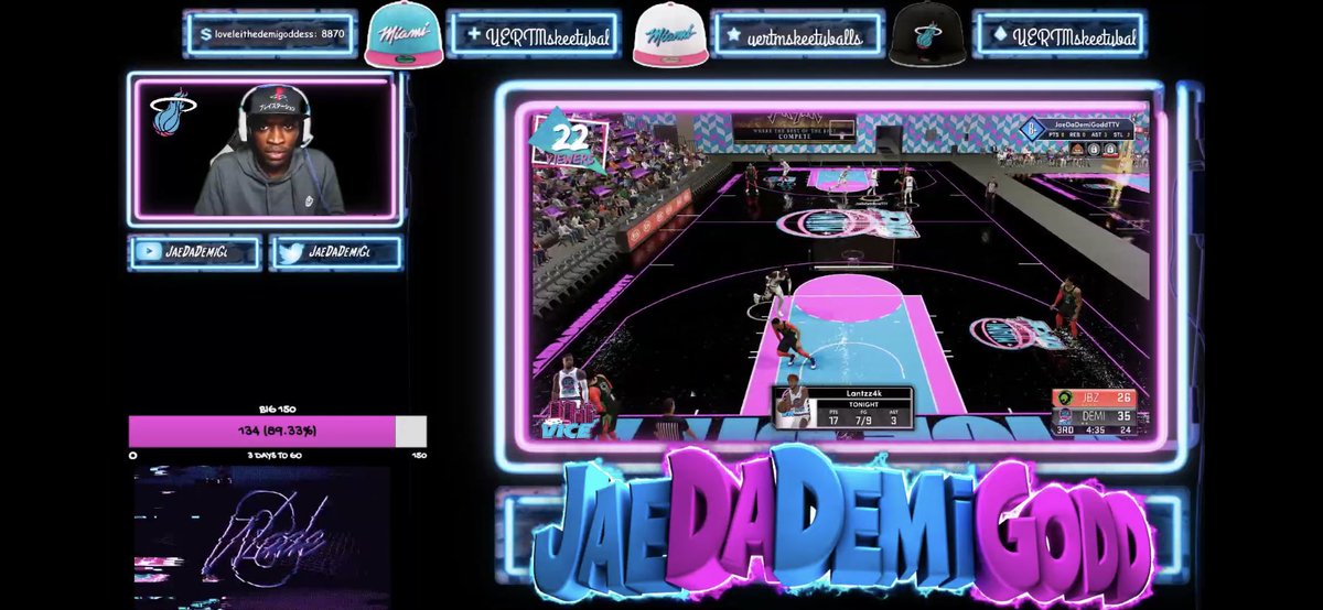 DEMIIIJAE's tweet image. W 5 1/2 Hourstream last night 🤟🏾🔥! S/O to @YDavibez for the 5x🎁 , VanessaBuckets and @D_E_V_TV with the Raids 🤟🏾YKTV !We went 4-1 in 5v5 Pro-Am GGz and Played 3’s And Went Undefeated! We hit 150 Subs 👀 you guys are AMAZING 🙏🏾! Good Vibes/Runs 💯#VCDG See Y’all Tonight 930 EST