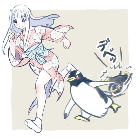 まだまだこの女の子には活躍してもらうつもりです?

#ペンギン #柴犬 #絵柄が好みって人がいればいいなぁ
#illustration  #drawing 
