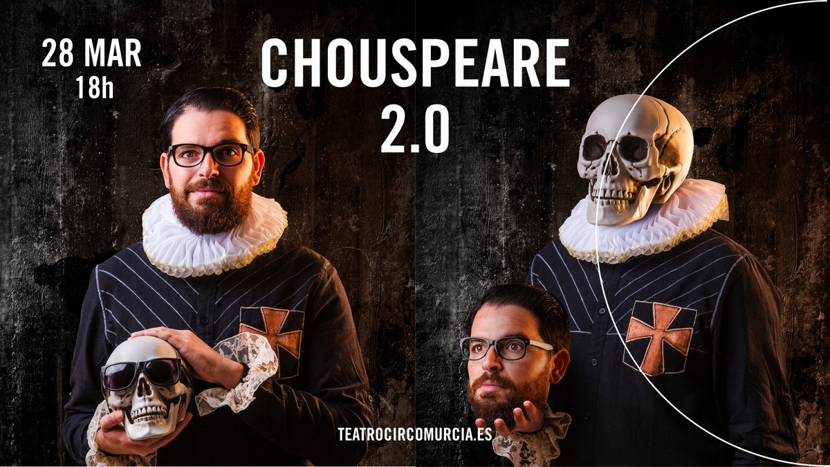 teatrocircomur's tweet photo. Las entradas para reír esta tarde con #JaviChou están a punto de acabarse... Y os recordamos que nuestra taquilla estará abierta hoy a partir de las 16 horas para los indecisos de última hora 🙃
#Chouspeare #Humor #TeatroMurcia #AyuntamientodeMurcia #CulturaSegura https://t.co/7F0s0L1uQs