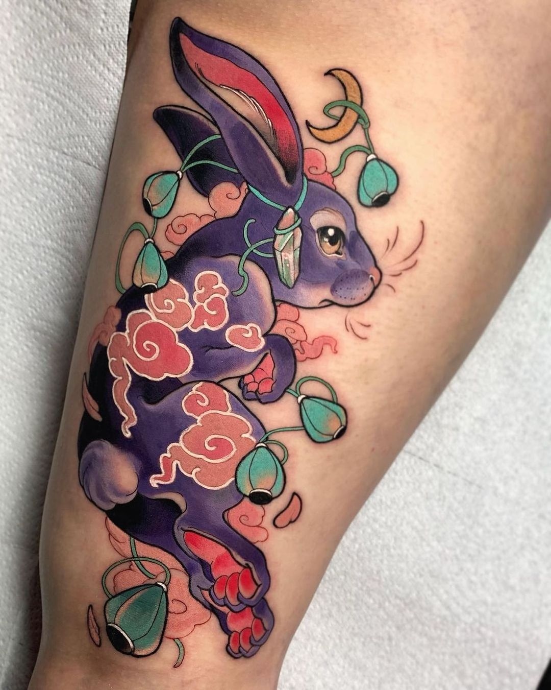 Japanese Rabbit Tattoo