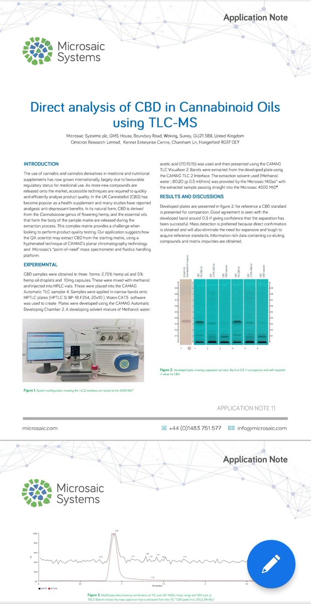 gjbrandon's tweet photo. And with the @Microsaic and @DeepVerge Commercial and Technology Agreement signed earlier this month, additional testing protocols are added from existing #LabToSample equipment from #MSYS as part of the deal.https://t.co/HSYq8EQCpg https://t.co/FzWqx2m68B