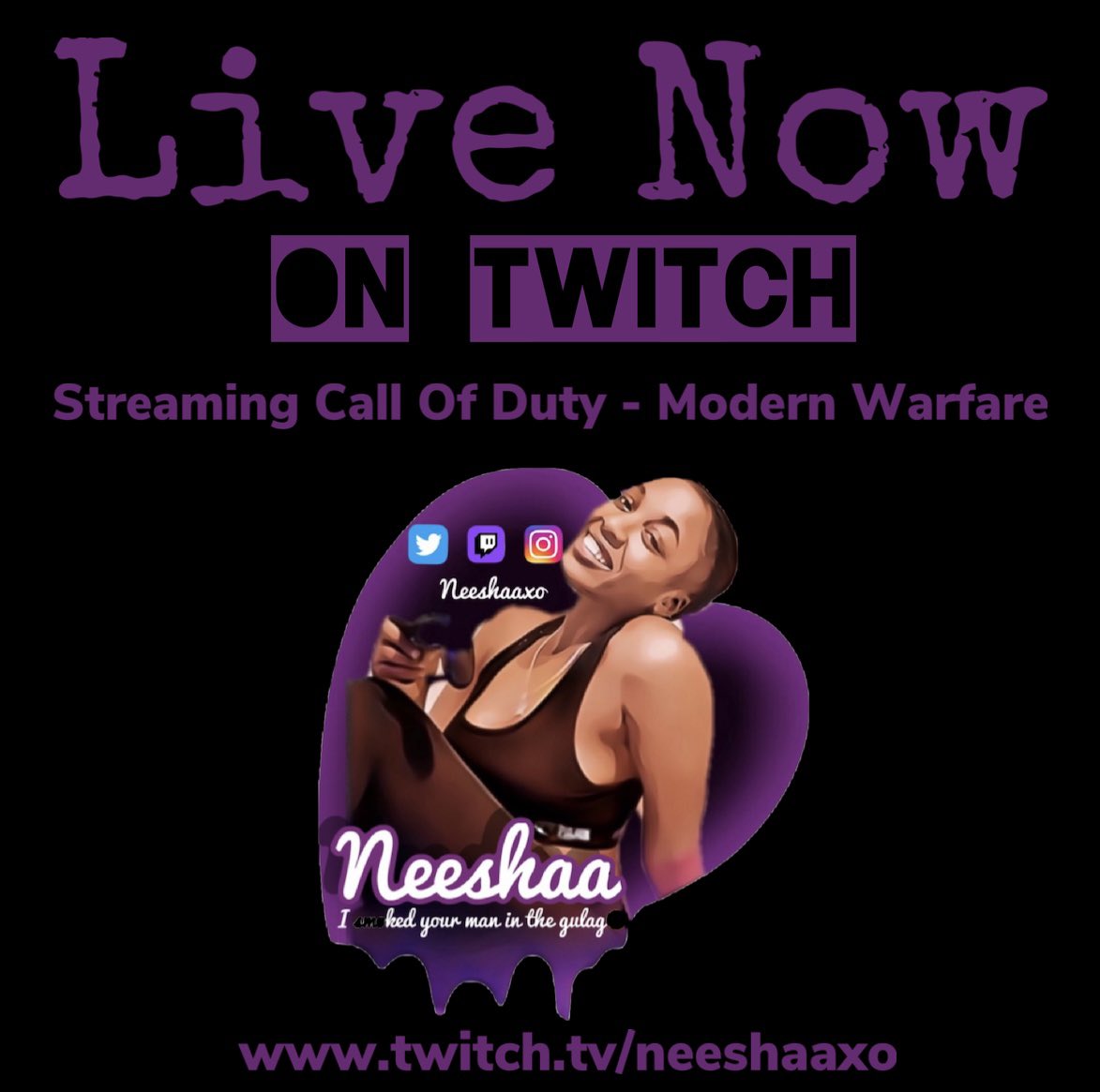 Neeshaaxo's tweet photo. Pressure & Dubbss🙏🏾🎉🤩
Come and join us🥰
Link in Bio👏🏾
https://t.co/FCwY1XwxJf
#girlgamer #twitchgamer #liveontwitch #warzoneclips #gamergirl #twitchstream #smallstream #blackstreams
https://t.co/XA70V6mNo5 https://t.co/YDlj51FIey