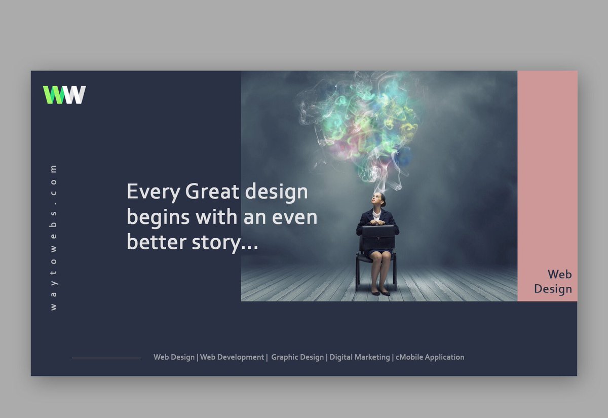 Waytowebs1's tweet photo. Every great design begins with an even better story. Get Your Best Design. We do #webdesign #webdevelopment #graphicdesign #seo #digitalmarketing #logodesign #smo #sem #smm #addwords #designs #website #webdesigners #seoagency #hyderabad #vizag
https://t.co/f6WM1ORRfa https://t.co/OtwhA7kteU