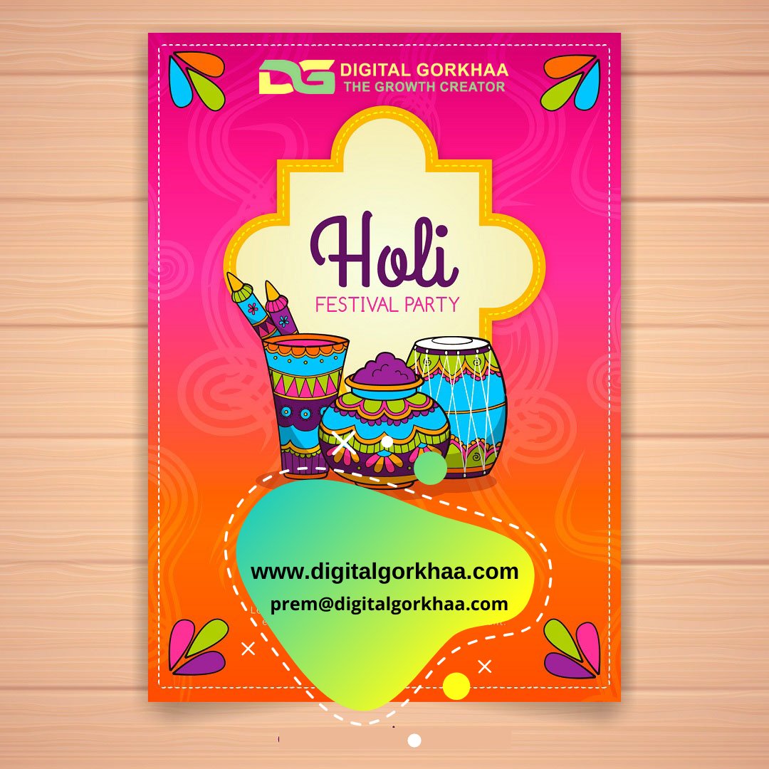 DigitalGorkhaa's tweet photo. We wish you health, prosperity, and business achievements at this prismatic color eve. Happy Holi!

#holi #holi2021 #holiwishes #happyholi #digitalgorkhaa https://t.co/I29wmDM7tt