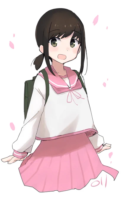 お題:「桜」
#吹雪版深夜の創作60分一本勝負
@fubuki1draw 