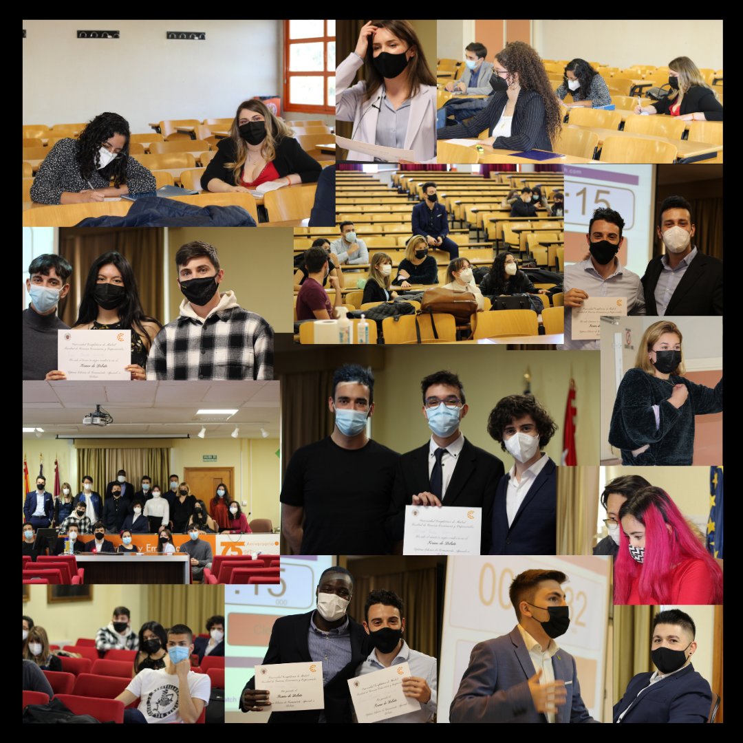 ComunicateUCM's tweet photo. Tras meses de formación, los mejores novatos de Comunícate UCM han puesto a prueba su destreza como debatientes BP en el torneo interno de la facultad de Económicas.
¡Estamos tremendamente orgullosos de contar con una nueva generación de socios llenos de ilusión por competir! ♥️ https://t.co/okyCkarEHv