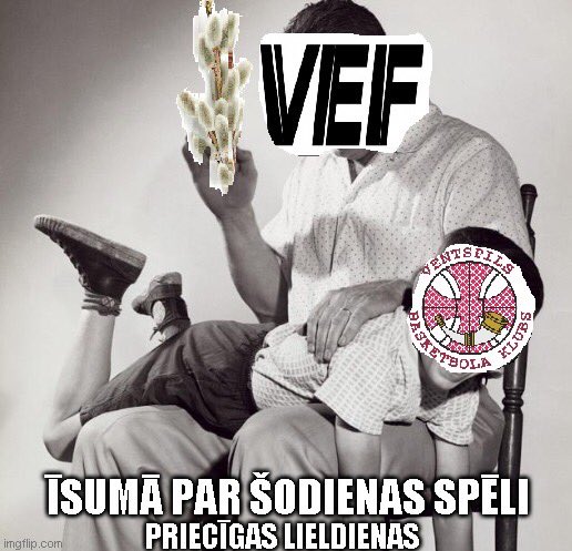 SamTiChoKakBrat's tweet photo. @vefriga šodien parūpējās par kārtīgu pūpolsvētdienu priekš @bkventspils Tagad cerams vis ies tikai uz augšu! Zin kā "zaudējumi ārā, uzvaras iekšā" 😂 #vefriga #noper #bkventspils #LieldienuLaiks https://t.co/bFvUzAEmaL