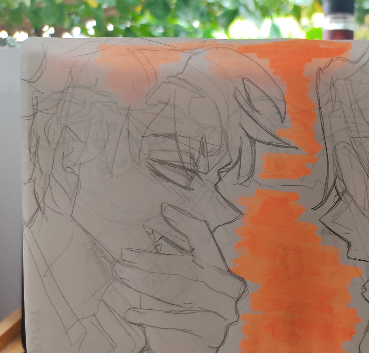 shichikunn's tweet photo. They tell me I'm a god, I'm lost in the facade
Six feet off the ground at all times, I think I'm feelin' odd. #oc #villiancore #sketch #sketchbook https://t.co/b28yNd0ftF