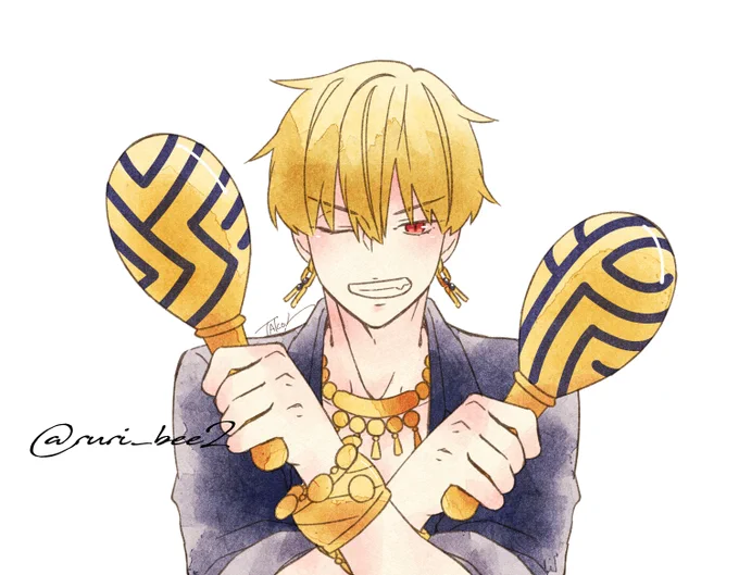 マラカス両手に楽しそうで何よりです?

#FateGO #FGO 