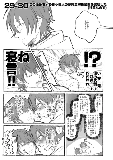 ㉙この後めちゃめちゃ"他人の夢解析装置"を発明した(神童なので)(1/2)
これはおそらく両片想いのさぶいち 明日に続きます 