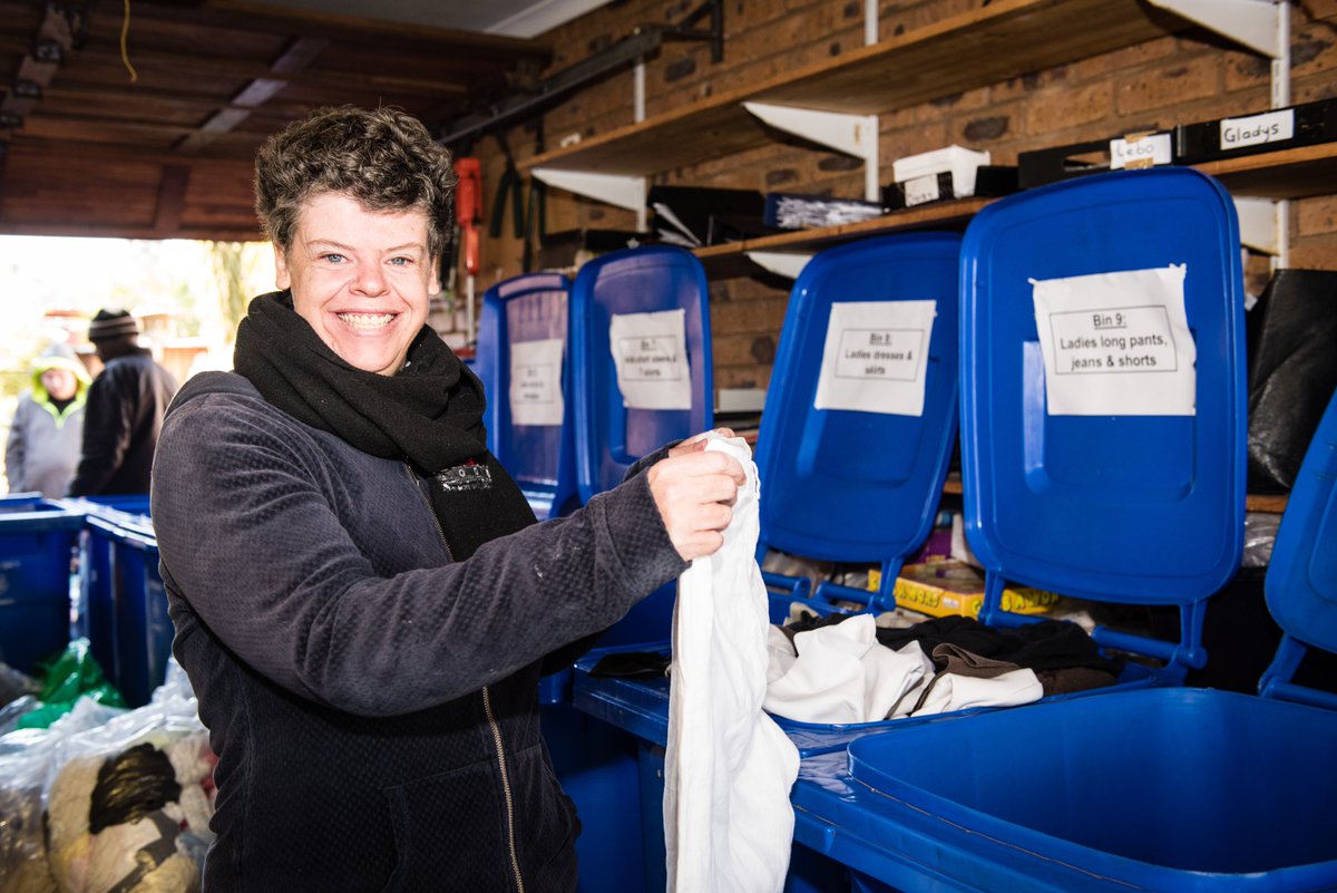 ClothestoGood's tweet photo. Meet Denise🤍
She is part of our team of people with disabilities proudly included at Clothes to Good. We are passionate about creating training and employment opportunities for people with disabilities. For more information regarding our disability integration visit our website! https://t.co/kC00ej1TJV