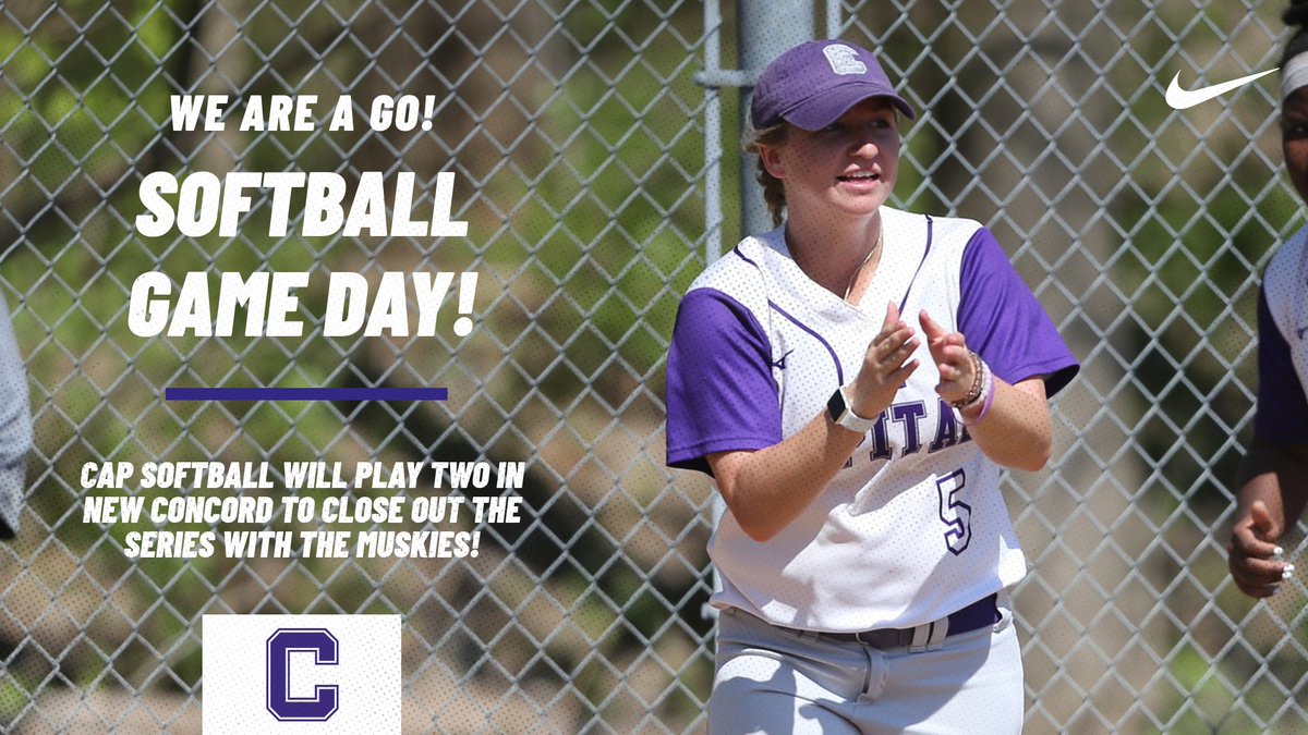 cap_athletics's tweet photo. 🥎 GAME ON! The tarp is pulled off in New Concord and @CapUSoftball is ready to hit the road for Pt. 2 of this weekend's series! #CapSoftball #OAC #D3Softball #CapFam

⚔️🆚🐟
⌚️ 2pm
🏟️ Newberry Field
📊https://t.co/HMRx4jHr4x
📺https://t.co/lIxF5iK56J
📜 https://t.co/fn0OZWYuSI https://t.co/3iZ3m3pX4y