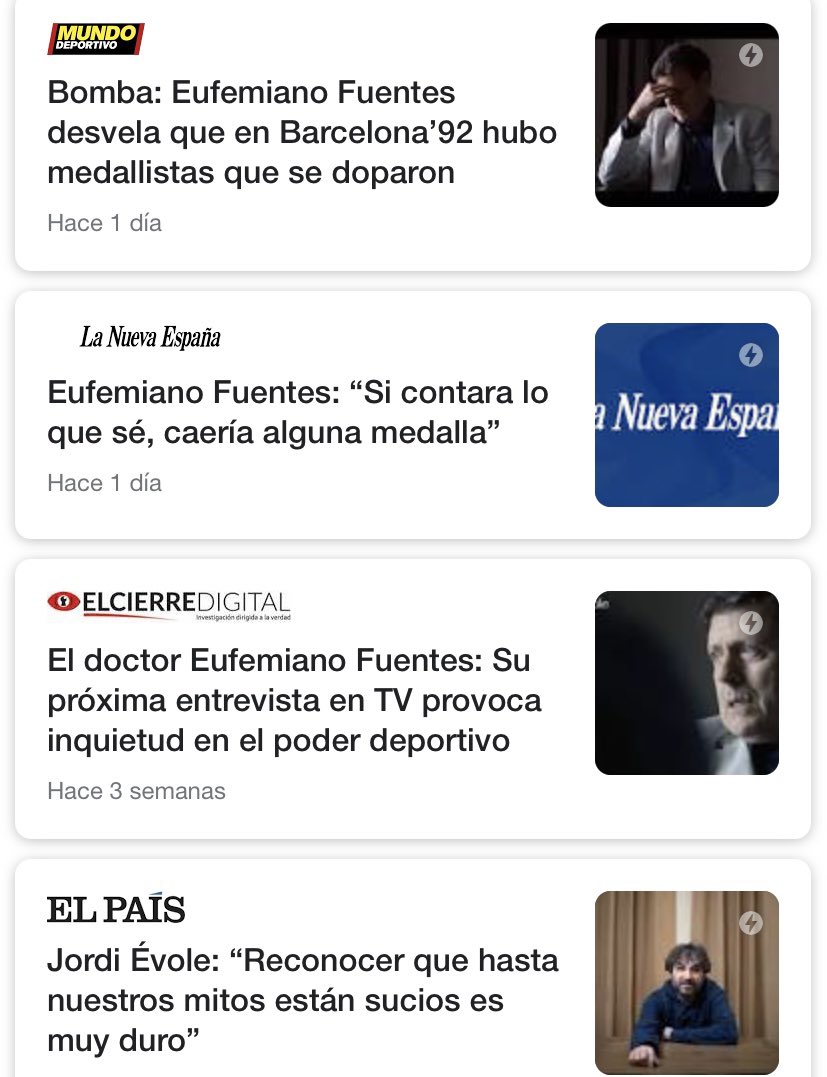 jordievole's tweet photo. Es flipante la repercusión de la entrevista Eufemiano Fuentes antes de su emisión.
Esta noche se romperán tabús del dopaje en el deporte español de élite.
Y ojito: ningún aludido quiso dar la cara. 
21:25 @laSextaTV @LoDeEvole https://t.co/Ga44KGkTxE