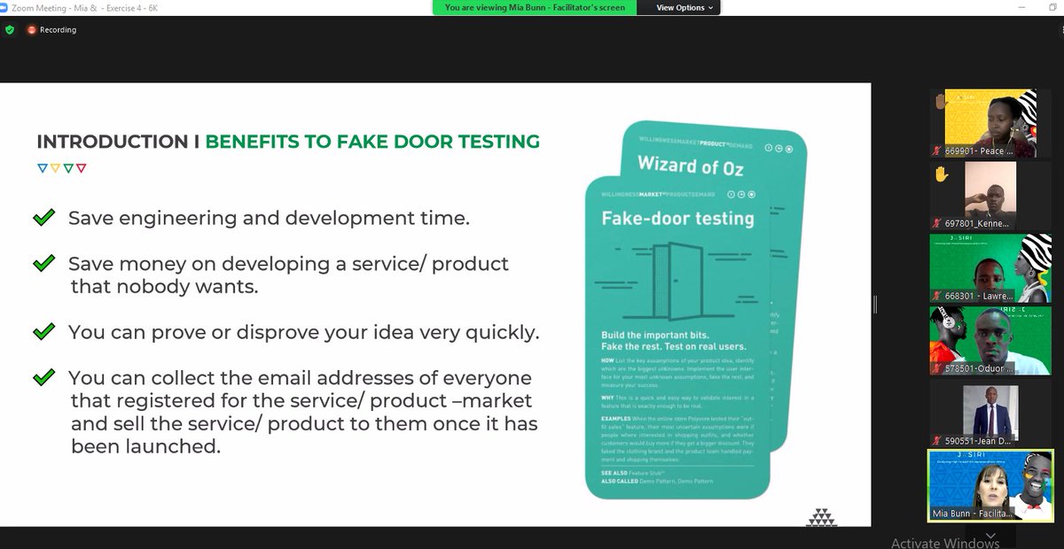 oduor_kevin1's tweet photo. I was introduced to #Fakedoortesting when I was at YALI. Rapid prototyping helps to quickly fabricate a scale model and make assumptions of the market while you save time.
At #SelectionConference2021, I have gone through this again. I love it.
#jasiri4africa
@MsFanella https://t.co/Z93Q8lmVCZ