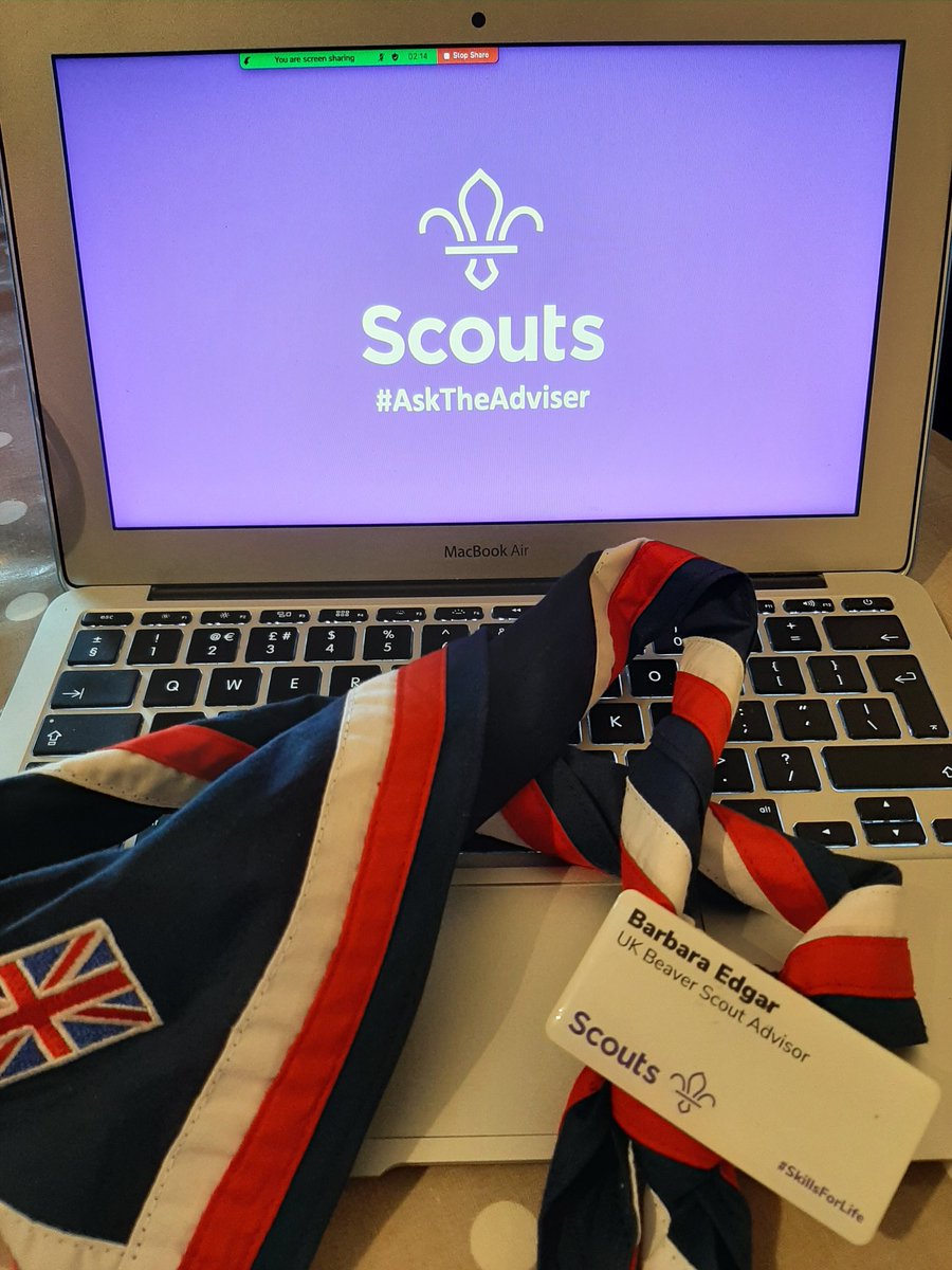 BarbaraEdgar80's tweet photo. #ScoutingAtHome weekend on Zoom with @UKScouting #AskTheAdvisor event sharing programme ideas with over 50 Beaver leaders. Then taking part in Hertfordshire's Beavers in Burrows 2021 event run by Hertfordshire's Beaver Team with over 800 Beavers joining in. #SkillsForLife https://t.co/fJzITjwmT7
