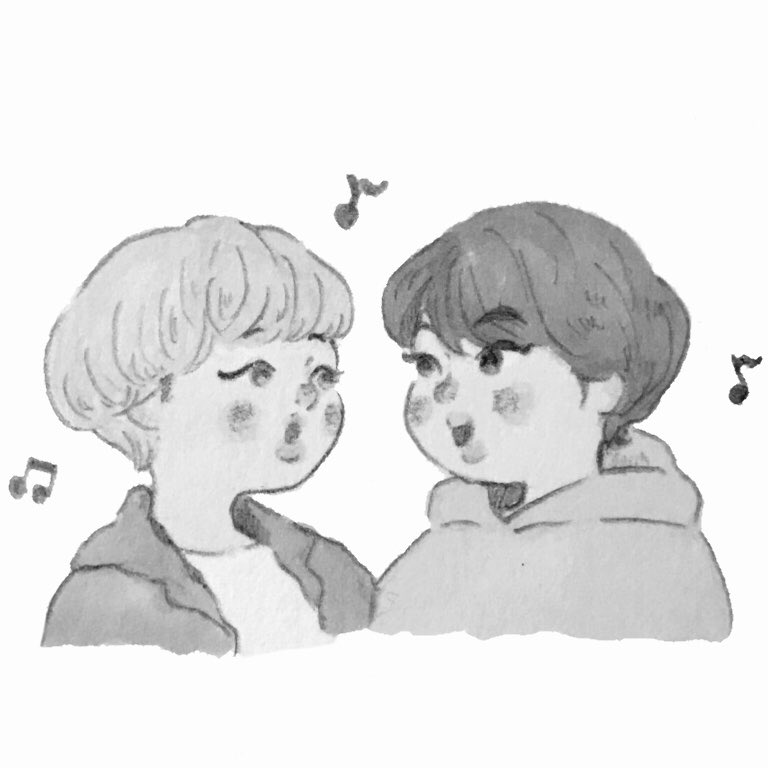 素敵な車内コンサートをありがとう
#찜n진
#btsfanart #JIMIN #JIN 