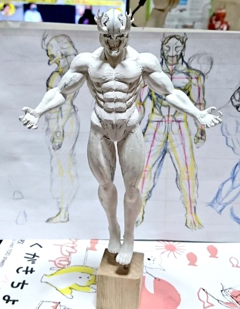 ミラ様の信者no Wf10 9はboothで販売 花御さんフィギュア制作の流れ 呪術廻戦 フィギュア 花御 T Co Ku378btdgk