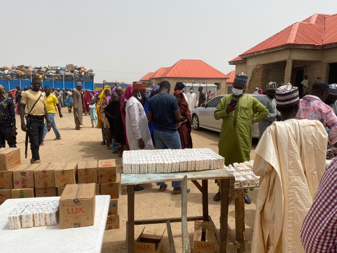 MonClubInt's tweet photo. Earlier today, @Monclubint flagged off  Nganzi Soap Distribution #Project100k alongside his partners @SAF @DAF @BOAHF @PPGW.

@UNICEF_Nigeria
@OCHANigeria
@UN
#NorthEast #NorthEastNigeria https://t.co/AeBsA1w2c4