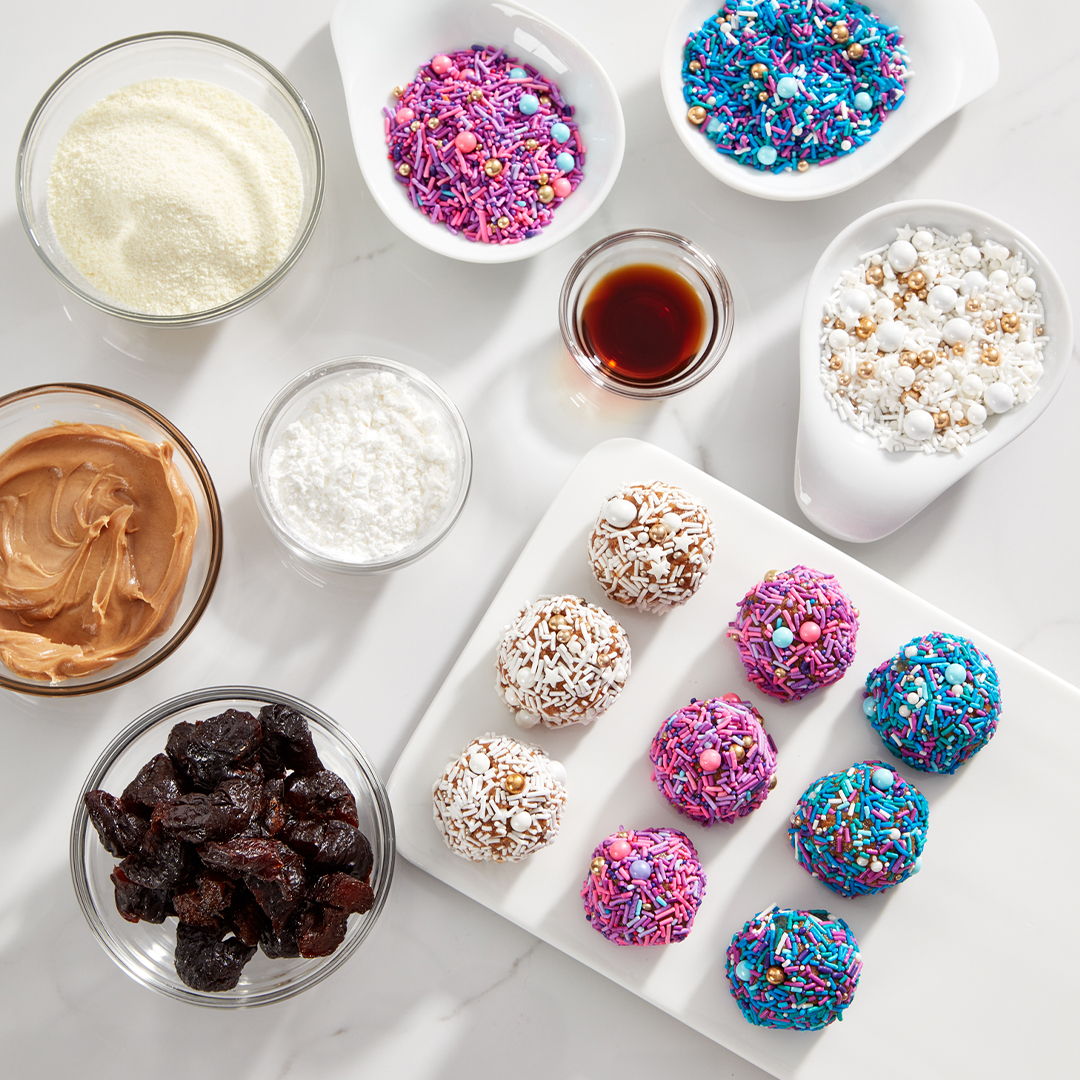 CAprunesCAN's tweet photo. Add sprinkles to your protein balls—it’s one of the easiest way to get the kids to eat a healthy snack! 

#Prunesforbonehealth #CAprunes 
#prunesforlife #EatCAprunes #prunes4bones
#CAprunesCAN https://t.co/3fEUQntHHJ