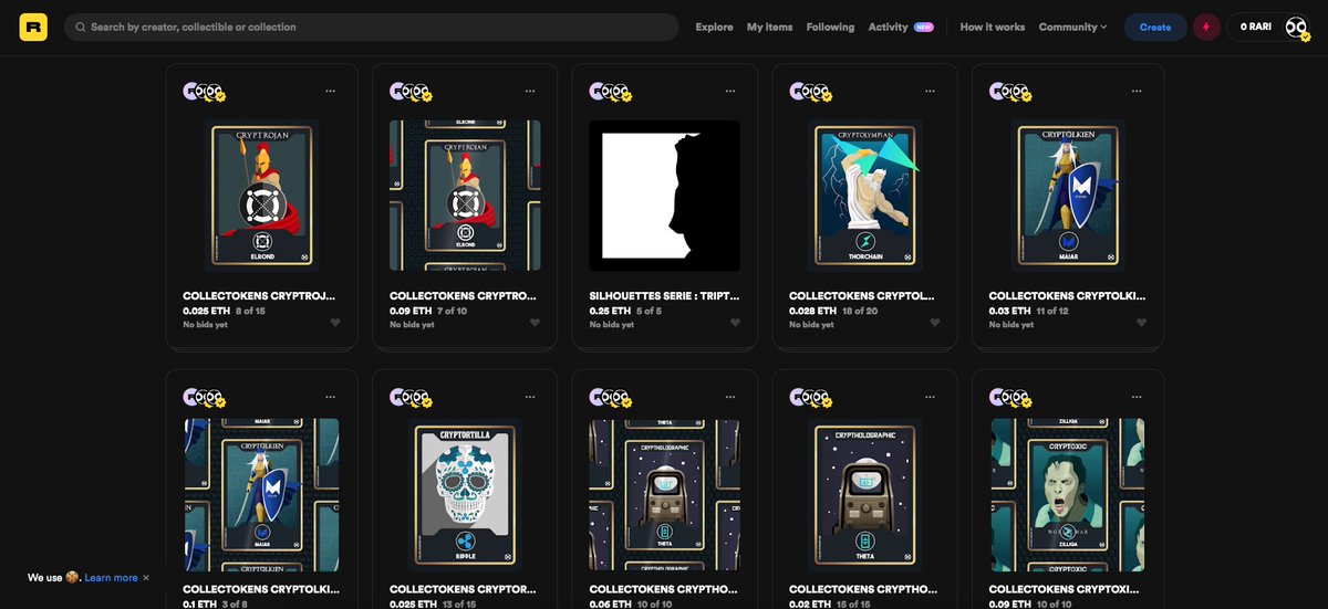 🔥The gas are cheaper on ETH, so it's the best moment to buy NTFs!! Please check my work : rarible.com/dezo?tab=colle…

#NFT #NFTs #nftart #NFTartist #Collectibles #collectokens #ETH $ETH #rarible #elrond #maiar #theta #zilliqa #monero #thorchain #ripple #vechain #digitalart #Crypto